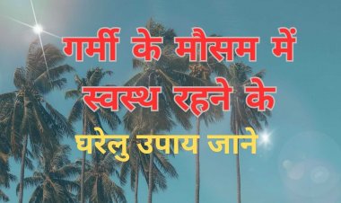 गर्मी के मौसम में स्वस्थ रहने के लिए करे यह घरेलु बचाव व उपचार : Summer Season Treatment