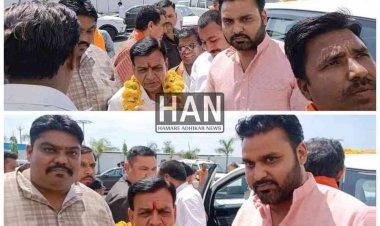 पासी समाज प्रदेश उपाध्यक्ष योगेश कैथवास द्वारा मध्यप्रदेश उपमुख्यमंत्री जगदीश देवड़ा का स्वागत