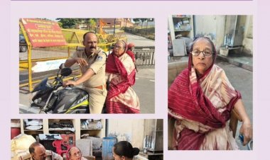 थाना महाकाल पुलिस द्वारा तेलंगाना से आई बुज़ुर्ग दर्शनार्थी को अपने साथियों से बिछड़ने पर पुनः मिलवाया