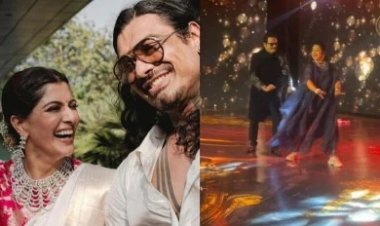 Inside Varalaxmi Sarathkumars sangeet : राउडी बेबी पर राडिका-सरथकुमार का प्रदर्शन देखे